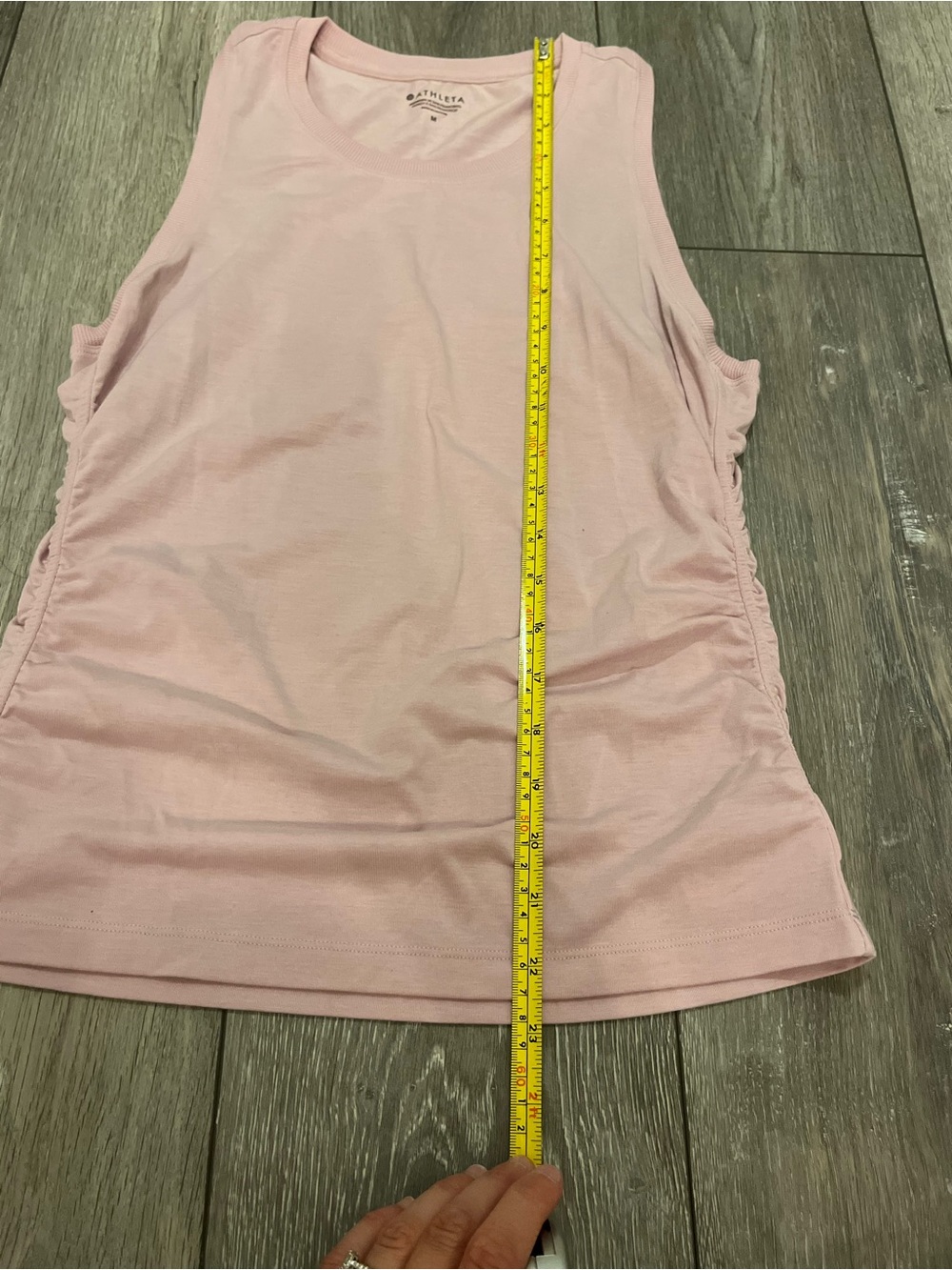 Athleta Side Synch Tank Too Dusty Rose Size Medium - Picture 7 of 7